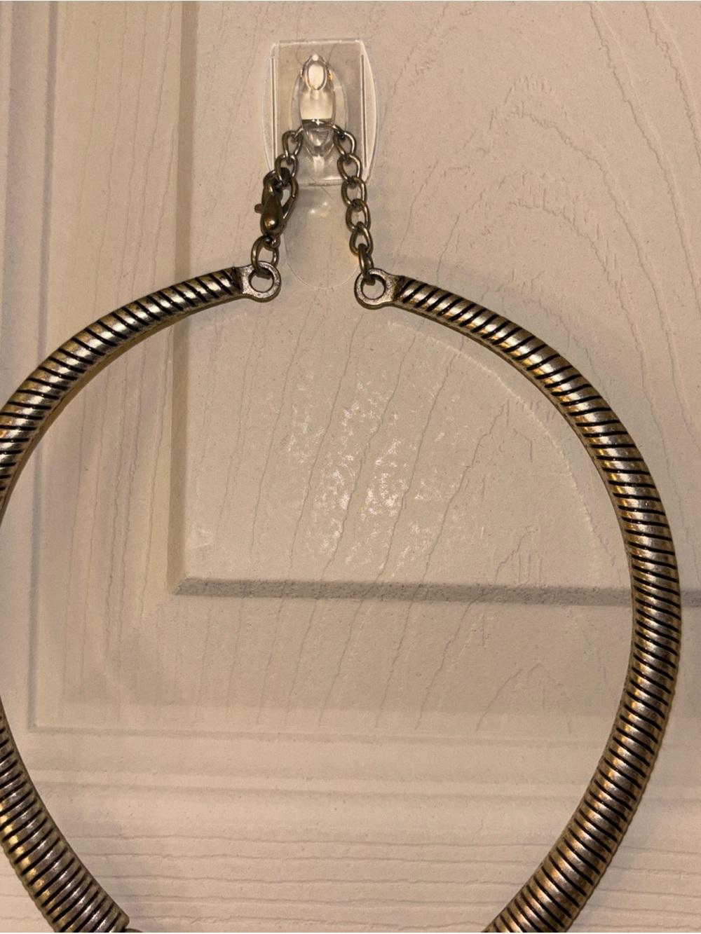 Statement Abalone Pendant Necklace in Green and Silver - Picture 3 of 6